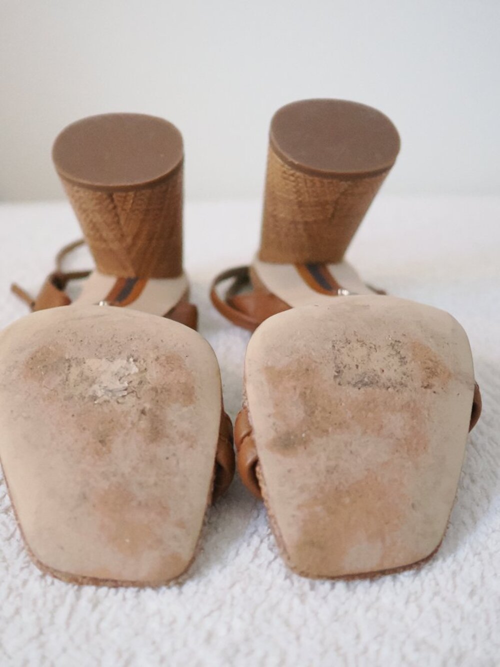 Sam Edelman | Kia Block Heel Brown Sandals - Picture 6 of 6